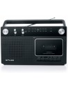 Radiocassette - MUSE M152R, Negro