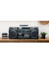 Radio CD Portátil - MUSE M-380 GB, Negro, Bluetooth, LCD