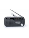 Radio Portátil - MUSE MH-07 DS, Negro, MP3