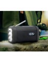 Radio Portátil  - MUSE MH-08MB, Solar, Negro