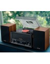 Tocadiscos -MUSE MT-120 MB, Altavoces, Bluetooth, Madera