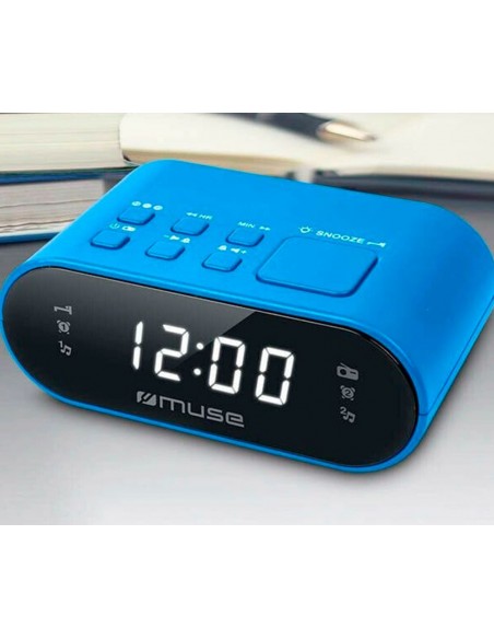 Radio - MUSE M-10 ,Azul, Despertador