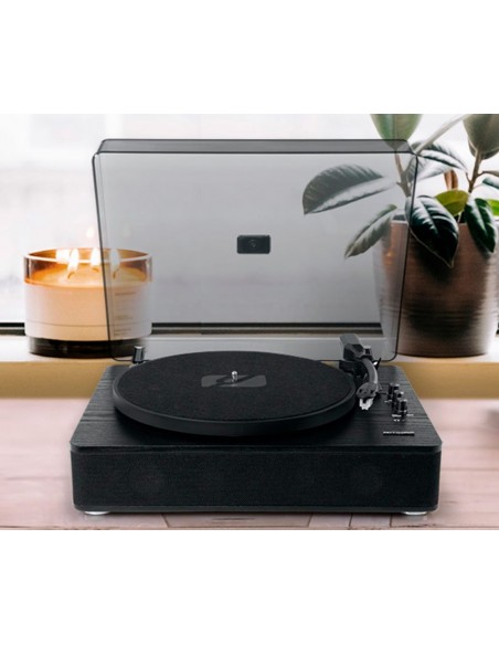 Tocadiscos - MUSE MT-106 WB, Negro,...