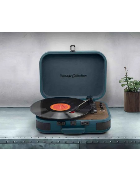 Tocadiscos - MUSE MT-201 OB, Azul