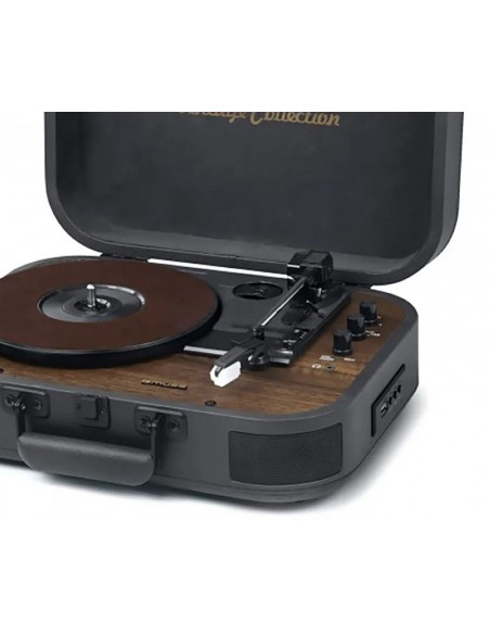 Tocadiscos - MUSE MT-207DGB, Negro,...