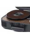 Tocadiscos - MUSE MT-207DGB, Negro, Altavoces