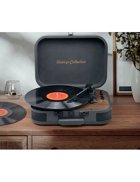 Tocadiscos - MUSE MT-207DGB, Negro,...