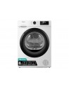 Secadora Carga Frontal - HISENSE DHQE800BW2, Bomba de Calor, Blanco, 8Kg, A++