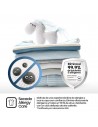 Secadora Carga Frontal - HISENSE DHQE800BW2, Bomba de Calor, Blanco, 8Kg, A++