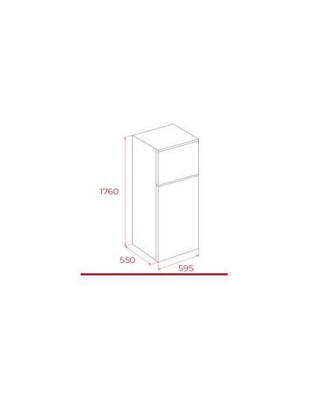 Frigorífico - TEKA RTF 13630, Blanco,...