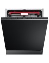 Lavavajillas Integrable - TEKA DFI 46960, Tercera Bandeja, Panel Negro