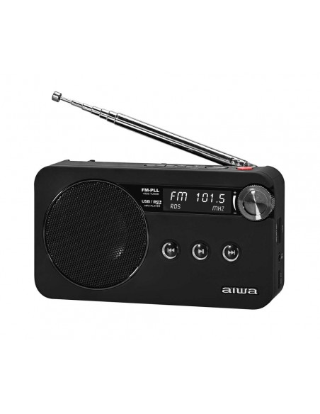 Radio Portátil - AIWA RS-77PLL, Negra