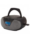 Radio CD -AIWA BBTU-400BK, Negro, MP3, Bluetooth