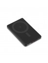 PowerBank - KSIX BPB5000MAG01GR, 5000 mAh, Inalámbrico, Negro