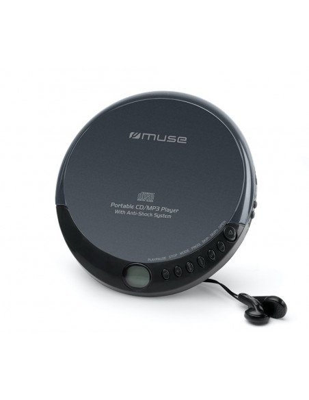 Discman - MUSE M900DM, MP3, Negro