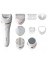 Depiladora - PHILIPS BRE740/10 Series 8000 Wet&Dry, 32 pinzas