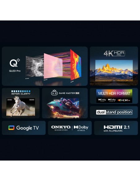 TV QLED - TCL 65C655, 4K, HDR10+,...