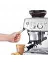 Cafetera Superautomática - SAGE SES876BSS4EEU1 Barista Express impress, 9 bares, Aceo Inox cepillado