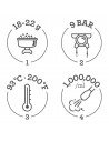 Cafetera Superautomática - SAGE SES876BSS4EEU1 Barista Express impress, 9 bares, Aceo Inox cepillado