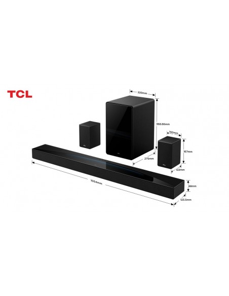 Barra de Sonido - TCL Q85HE 7.14...