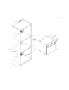 Horno Multifunción - CANDY CA6 N1T1HTB, 71L, Aquálisis, A+