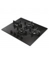 Placa Gas - CANDY CSG6DTB, 60cm, 4 zonas, Negro