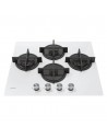 Placa Gas - CANDY CSG6DTW, 60 cm, 4 zonas, Blanco