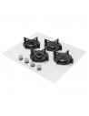 Placa Gas - CANDY CSG6DTW, 60 cm, 4 zonas, Blanco