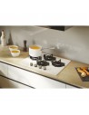 Placa Gas - CANDY CSG6DTW, 60 cm, 4 zonas, Blanco