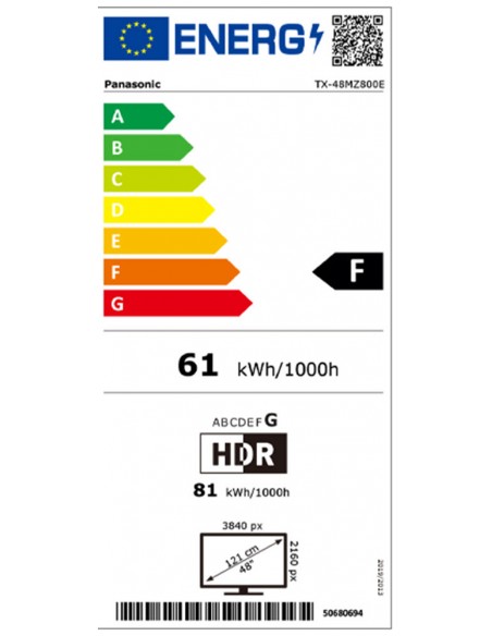 TV OLED - PANASONIC TV-48Z80AEZ, 4K,...