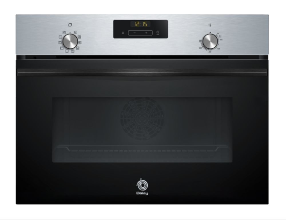Balay – Horno compacto multifunción Balay con limpieza por Aqualisis – 3CB4130X3.