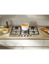 Placa Gas - CANDY CHG74WTX, 5 zonas, 75 cm, Inox