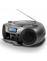 RadioCassette - AIWA BBTC-550MG, Gris, MP3, CD