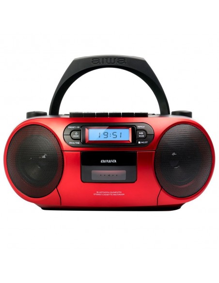 Radio Cassette AIWA BBTC-550RD, Rojo