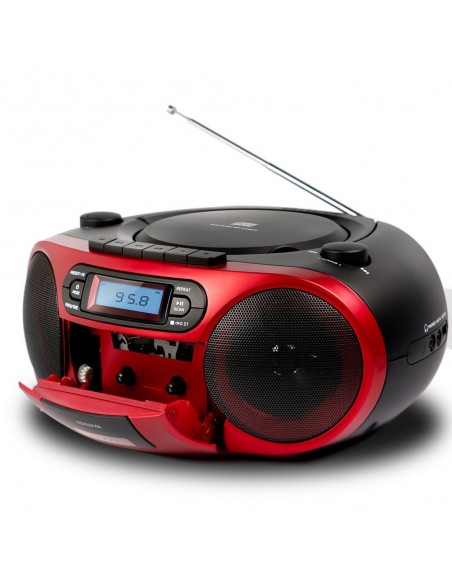 Radio Cassette AIWA BBTC-550RD, Rojo