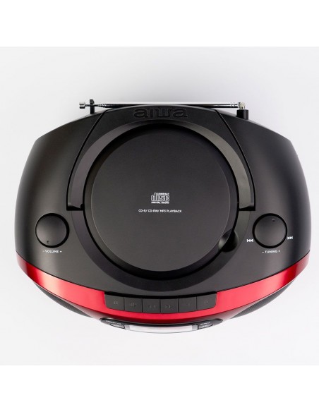 Radio Cassette AIWA BBTC-550RD, Rojo