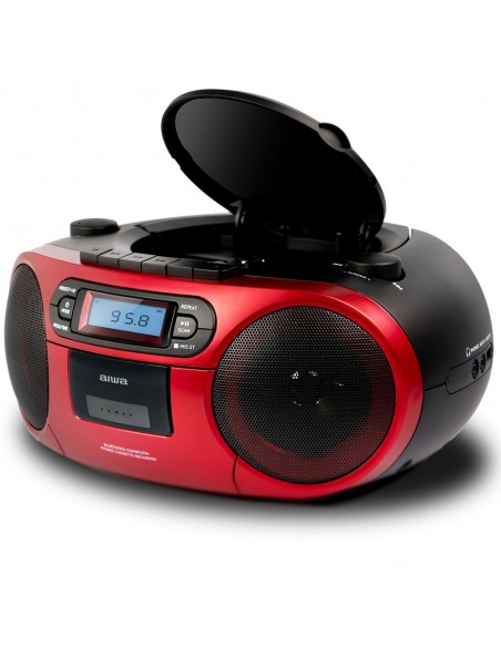 Radio Cassette AIWA BBTC-550RD, Rojo