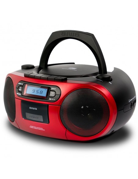 Radio Cassette AIWA BBTC-550RD, Rojo