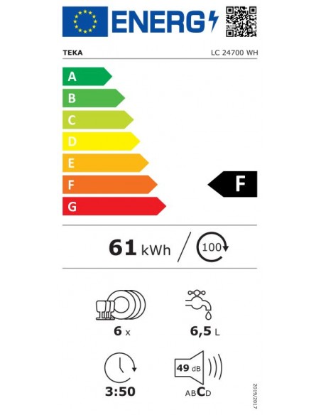 Lavavajillas Pequeño - TEKA LC 24700,...