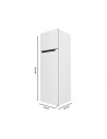 Frigorífico 2 - CECOTEC CoolMarket 2D 261, Blanco, 169 cm, Eficiencia E