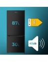 Combi Libre Instalación - CECOTEC CoolMarket 117 DF, Negro, Eficiencia E