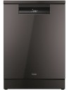 Lavavajillas Libre Instalación - HAIER XF 6B0M3PDA, Inox, Tercera Bandeja, Eficiencia B