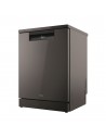 Lavavajillas Libre Instalación - HAIER XF 6B0M3PDA, Inox, Tercera Bandeja, Eficiencia B