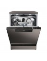 Lavavajillas Libre Instalación - HAIER XF 6B0M3PDA, Inox, Tercera Bandeja, Eficiencia B