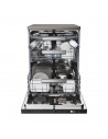 Lavavajillas Libre Instalación - HAIER XF 6B0M3PDA, Inox, Tercera Bandeja, Eficiencia B