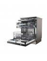 Lavavajillas Libre Instalación - HAIER XF 6B0M3PDA, Inox, Tercera Bandeja, Eficiencia B