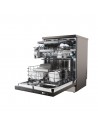 Lavavajillas Libre Instalación - HAIER XF 6B0M3PDA, Inox, Tercera Bandeja, Eficiencia B