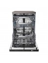 Lavavajillas Libre Instalación - HAIER XF 6B0M3PDA, Inox, Tercera Bandeja, Eficiencia B