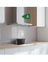 Campana Extractora - CECOTEC Bolero Flux TM 603500, 60 cm, Inox, Eficiencia A