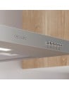Campana Extractora - CECOTEC Bolero Flux TM 603500, 60 cm, Inox, Eficiencia A